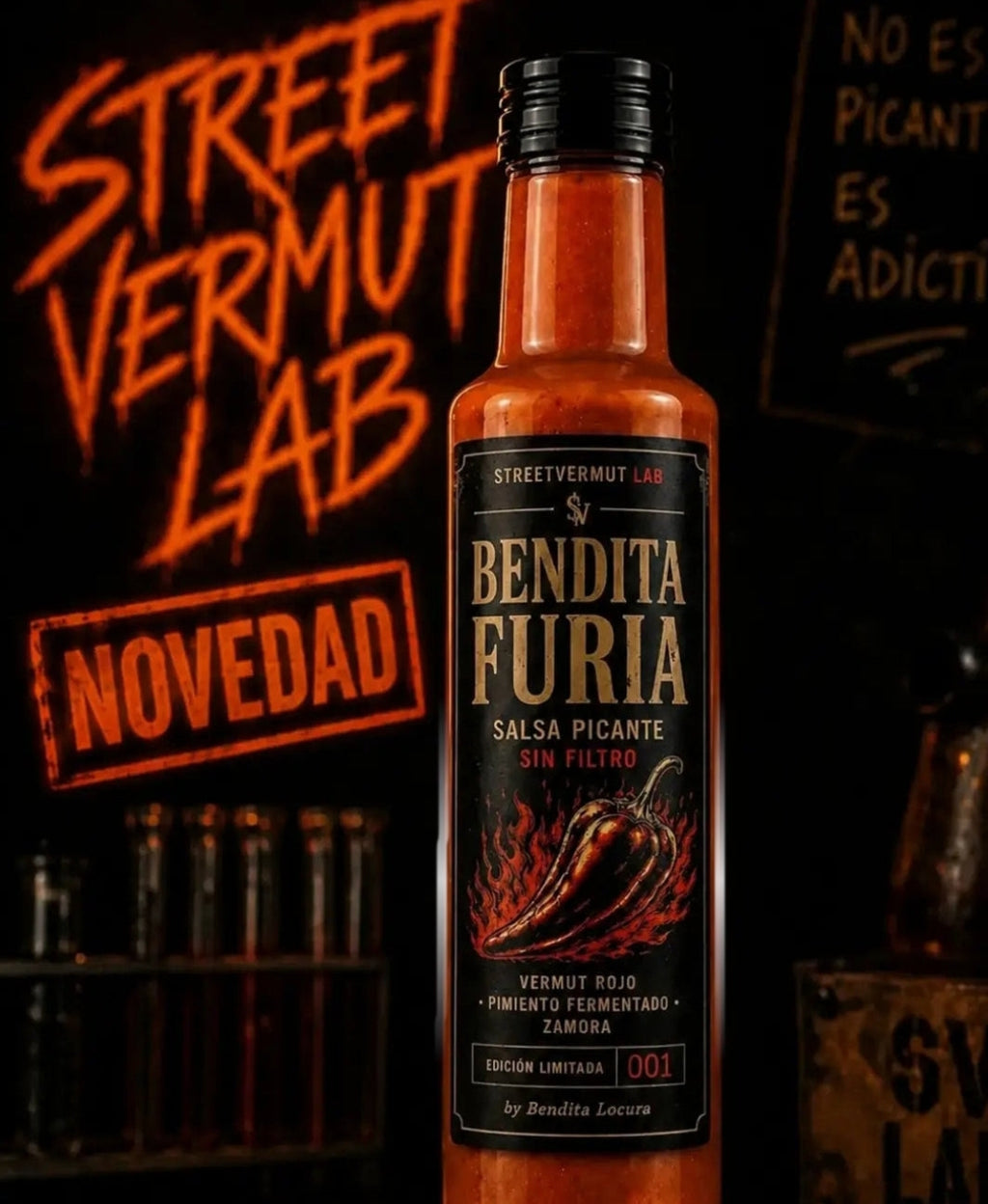 La primera salsa del mundo hecha con vermut.