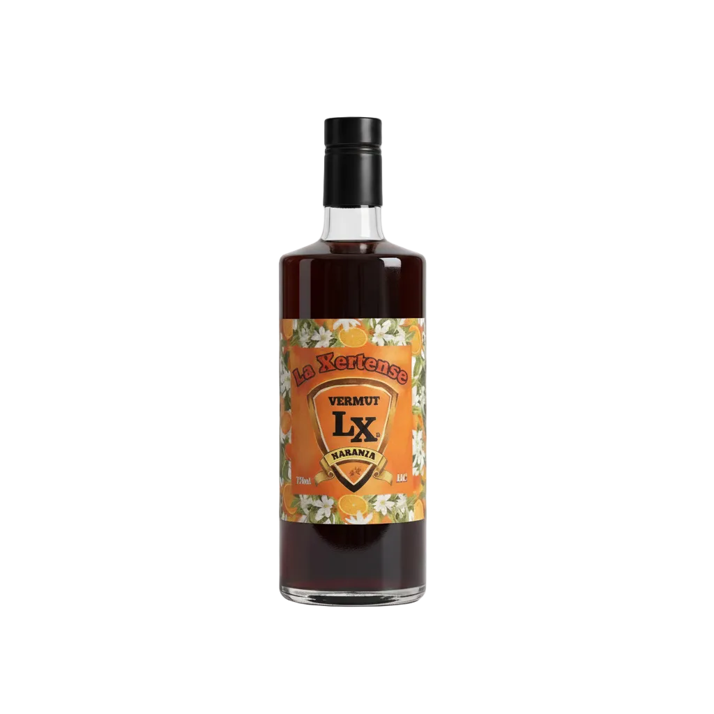 VERMUT ROJO SABOR A NARANJA LA XERTENSE 70 cl Vol 15 %