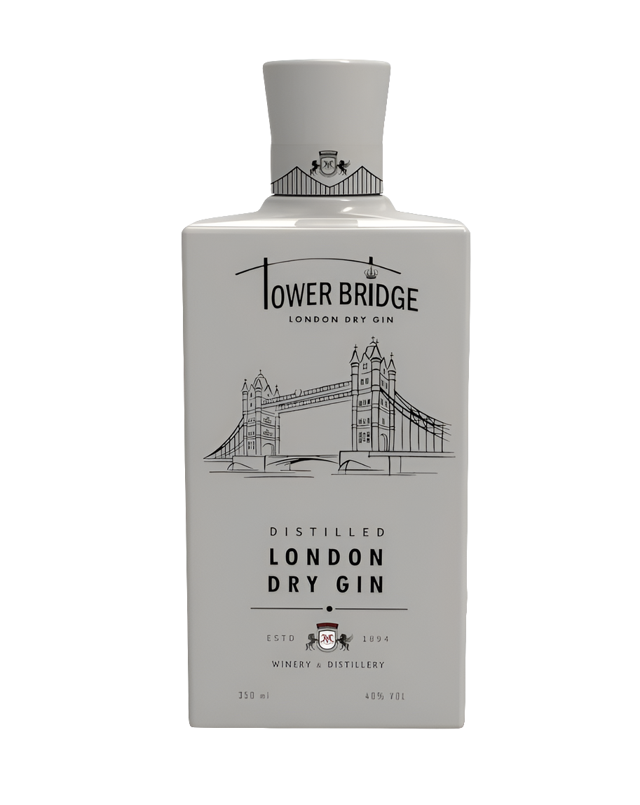 Ginebra Blanca Tower Bridge London Dry Gin 350 ml