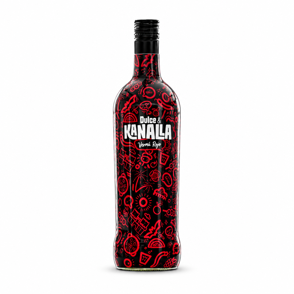 DULCE KANALLA RED VERMOUTH 1 L.