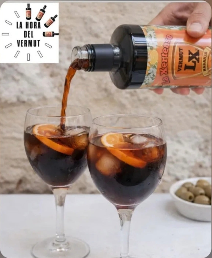 VERMUT ROJO SABOR A NARANJA LA XERTENSE 70 cl Vol 15 %