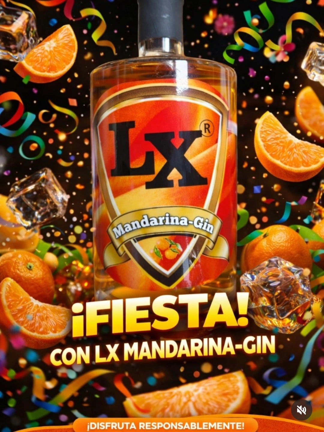 GINEBRA DE MANDARINA LA XERTENSE 50 cl Vol 37,5 %
