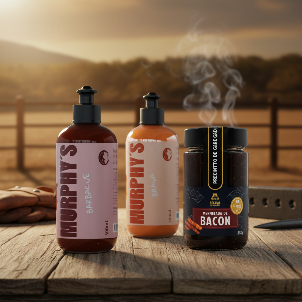 Texas-Ibérico Trio - Botellas en primer plano