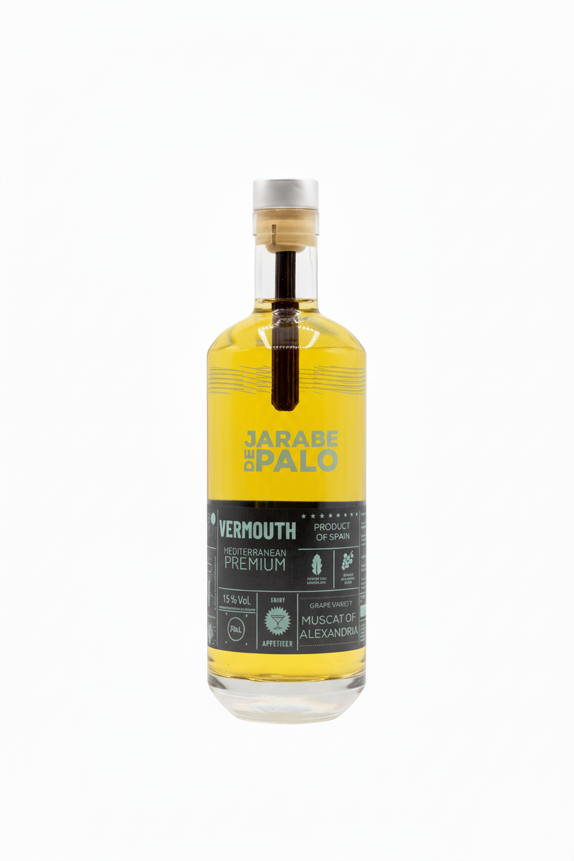 Vermut Blanco Jarabe de Palo Premium - Altura Correcta