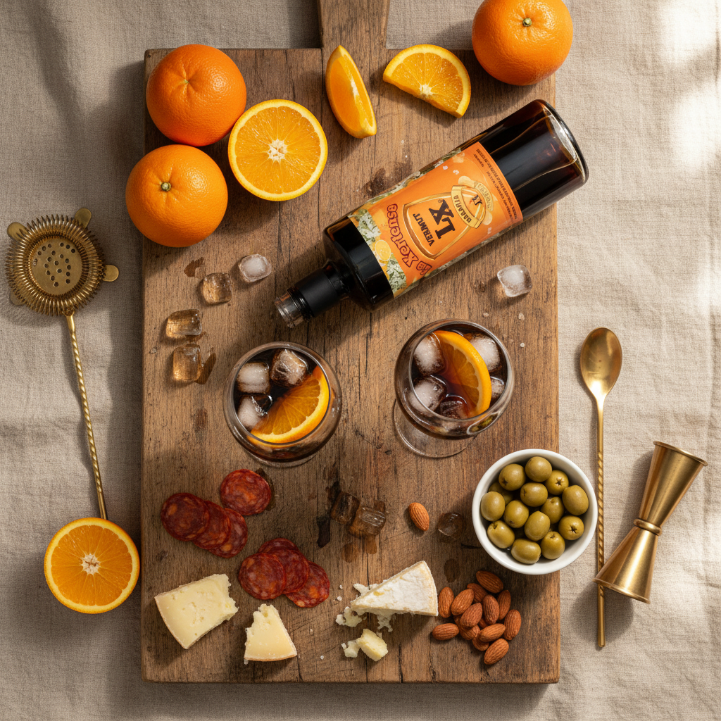 Vermut Flat Lay Mediterranean